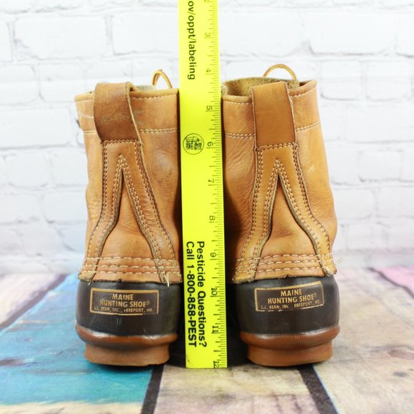VTG LL Bean Maine Hunting Shoe Duck Boots Size 9 - Picture 7 of 8